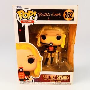 Funko POP Rocks Britney Spears #262 Vinyl Figure Circus Outfit Damaged Box
